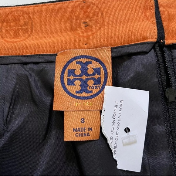 TORY BURCH Wool Skirt Pencil size 8 Grey New without tags - Picture 2 of 7